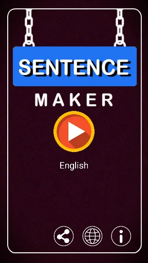 Sentence Maker - A Word Game
