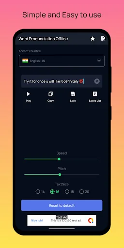 Word Pronounciation Offline