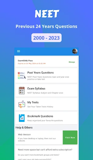 ExamGOAL: NEET PYQ Questions