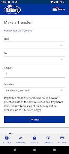 Neighbors FCU Mobile Banking screenshot 3