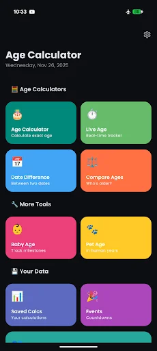 Age Calculator - Birthday App
