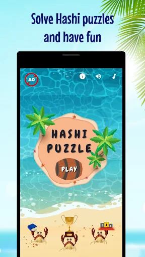Hashi Puzzle: Bridges