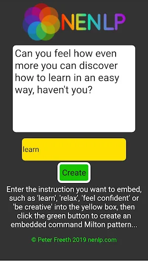 NLP Milton Model Generator