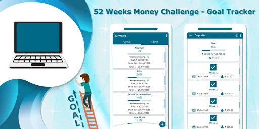52 Weeks Money – Goal Tracker
