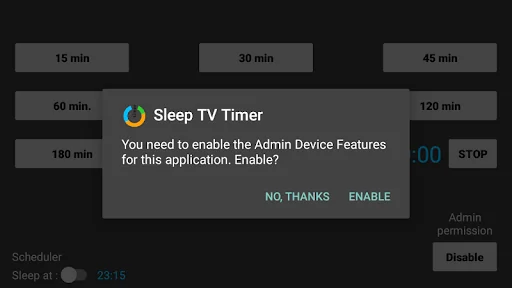Sleep TV Timer (Screen &Media) screenshot 1