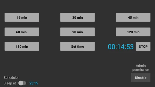 Sleep TV Timer (Screen &Media) screenshot 3