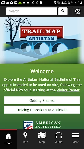 Antietam Trail Map App