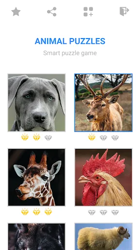 Jigsaw Animal Puzzles: Mosaic