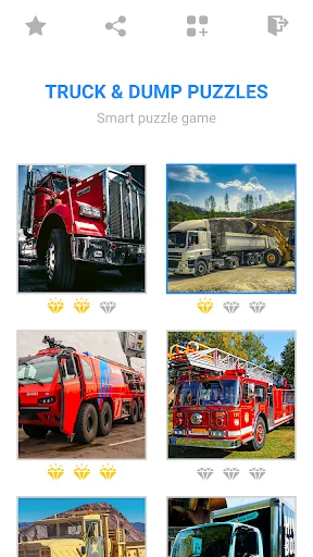 Jigsaw Truck Mosaic Puzzles
