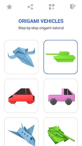 Origami Vehicles From Paper
