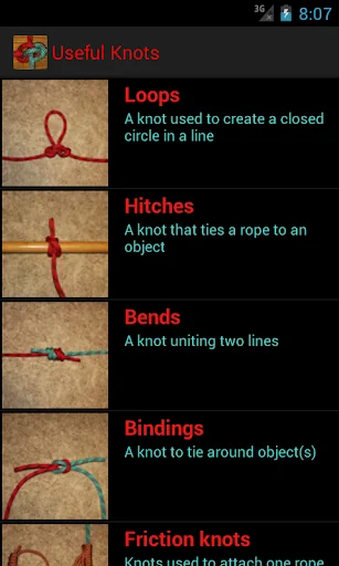 Useful Knots - Tying Guide