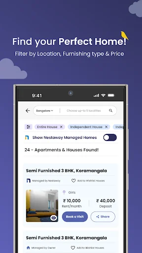 Nestaway-Rent a House/Room/Bed screenshot 2
