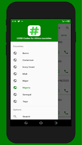 USSD Codes for African countri