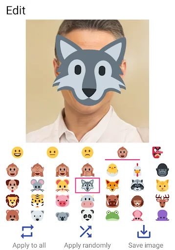 Auto face stamp screenshot 4
