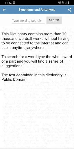 Dictionary Synonyms and Antony screenshot 1