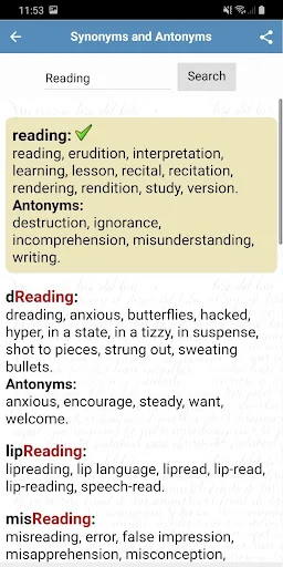 Dictionary Synonyms and Antony screenshot 4