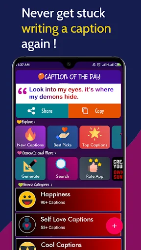 Captions for Photos screenshot 1