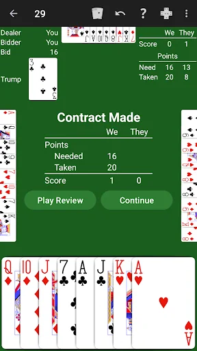29 Card Game - Expert AI screenshot 2