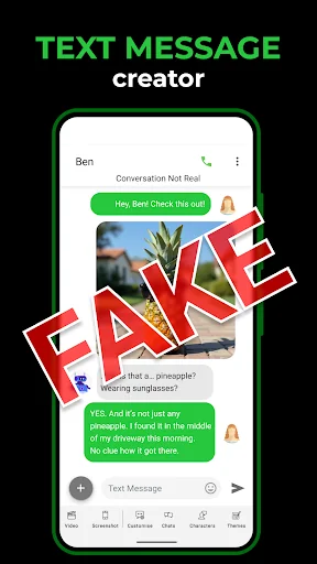 Fake Chat Text Message Creator screenshot 1