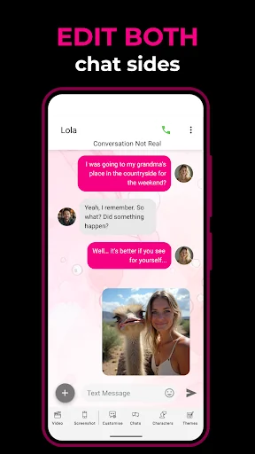 Fake Chat Text Message Creator screenshot 2