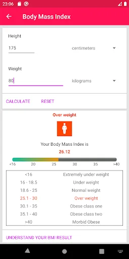 Health Calculator screenshot 3