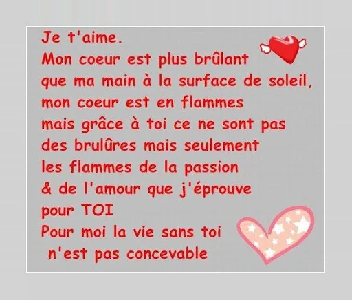 Messages et Poemes d'Amour