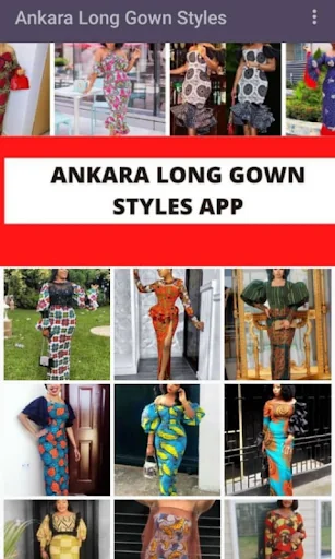 Ankara Long Gown Styles