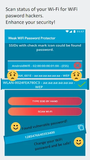 Wifi Password: Anti Hack & Spy screenshot 1