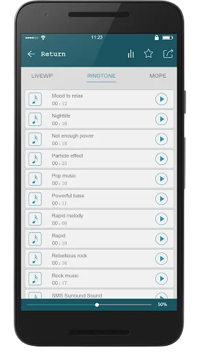 Latest Ringtones ranking list screenshot 3