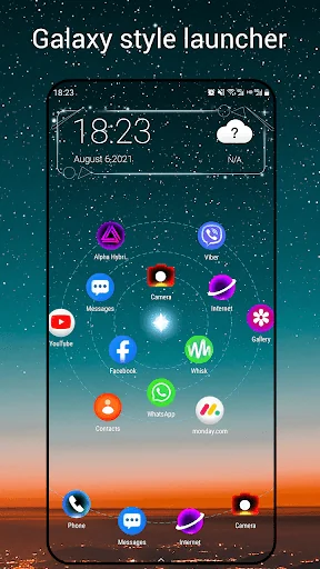 Newlook Launcher - Galaxy Star screenshot 1