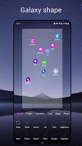 Newlook Launcher - Galaxy Star screenshot 3