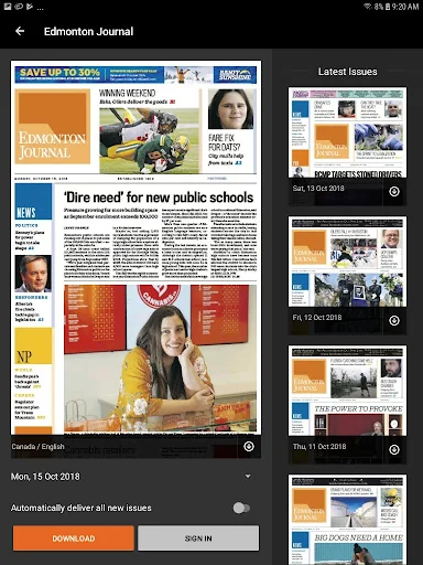 Edmonton Journal ePaper