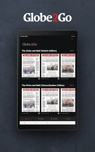 Globe2Go Print Replica Edition screenshot 1