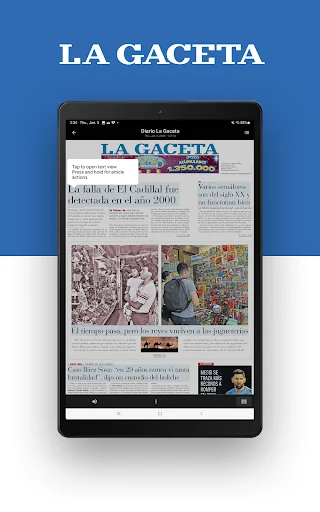 La Gaceta screenshot 2