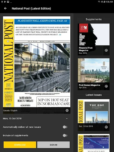 National Post ePaper screenshot 4