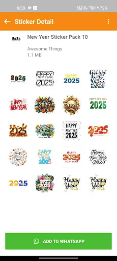 New Year Stickers for WhatsApp screenshot 4