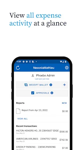 Nexonia Expenses screenshot 3