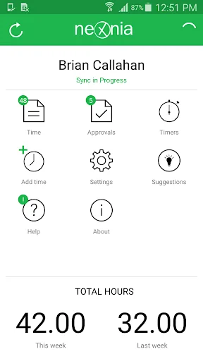 Nexonia Timesheets