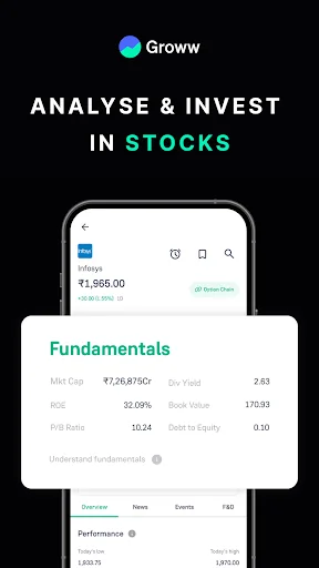 Groww Stock, Mutual Fund, Gold screenshot 2