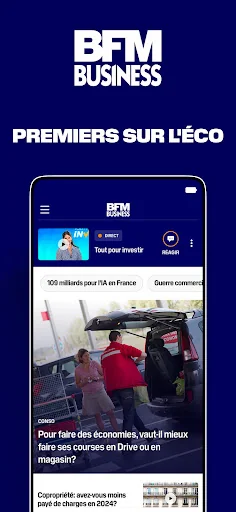 BFM Business : radio, podcast screenshot 1