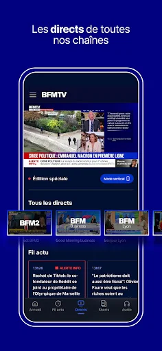 BFM : TV, news, radio en live screenshot 2