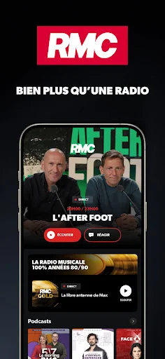 RMC Radio: podcast, live, foot screenshot 2