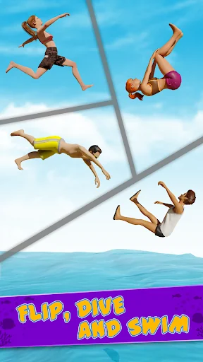 Cliff Flip Diving 3D Flip screenshot 3