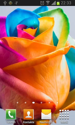 Happy Roses Live Wallpaper screenshot 1