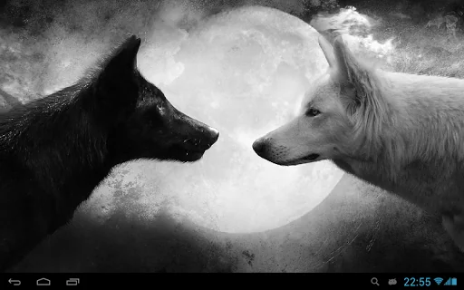Wolves live wallpaper screenshot 3