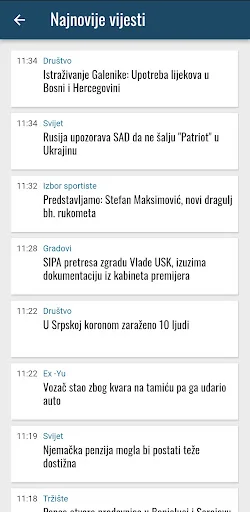 Nezavisne novine screenshot 2