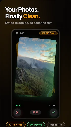 Tidy: Photo & Gallery Cleaner screenshot 1