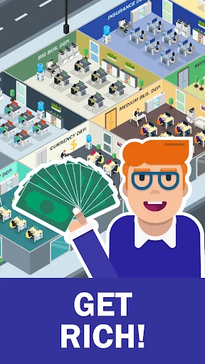 Idle bank office screenshot 1