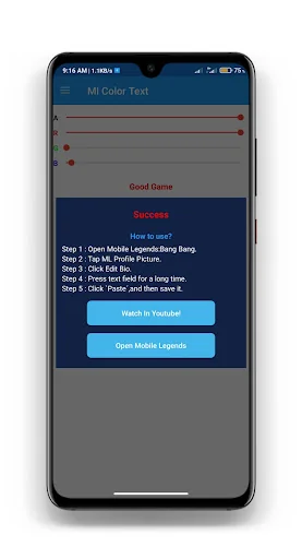 ML Color Text Generator screenshot 4