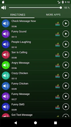 Funny SMS Tones and Sounds screenshot 2